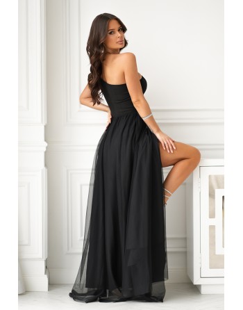  Robe longue model 204861 Bicotone 