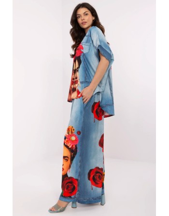  Pantalon femme model 210026 Italy Moda 